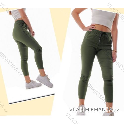 Lange Taillenhose der Frauen (uni s / m) ITALIENISCHER MODUS IM919603