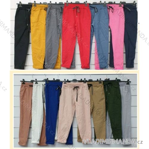 Lange Taillenhose der Frauen (uni s / m) ITALIENISCHER MODUS IM919603