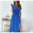Langarm Kleid ELEGANT (uni s / m) ITALIENISCHE MODE IM919825