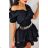 Kleid mit 3/4 Ärmeltasche für Damen (uni sl) ITALIAN Fashion IMWD20527