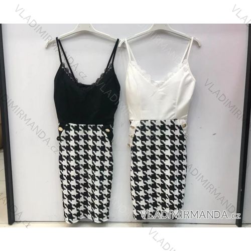 Kleid mit 3/4 Ärmeltasche für Damen (uni sl) ITALIAN Fashion IMWD20527
