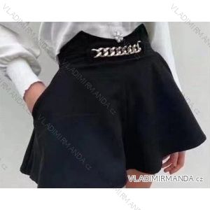Shorts Shorts Kunstleder Frauen (uni s-l) ITALIAN FASHION IM920107