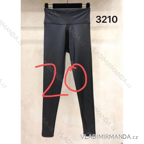 Lange Leggings DAMENLEDER (UNI S-M) ITALIENISCHE MODE IMM20FD3063