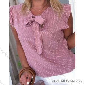 T-Shirt elegante Langarm Frauen (S / M ONE SIZE) ITALIENISCHE MODE IMWK21008