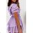 Kleid mit 3/4 Ärmeltasche für Damen (uni sl) ITALIAN Fashion IM3181746