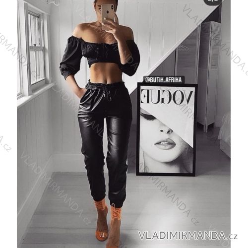 Eleganter Kapuzenpullover mit Reißverschluss für Frauen (uni sl) TURKISH FASHION IMK20011 schwarz S/M