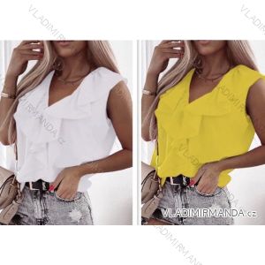 T-Shirt elegante Langarm Frauen (S / M ONE SIZE) ITALIENISCHE MODE IMWK21008