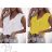 T-Shirt elegante Langarm Frauen (S / M ONE SIZE) ITALIENISCHE MODE IMWK21008