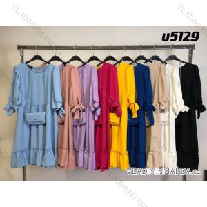 Elegantes Langarmkleid für Damen (S / M ONE SIZE) ITALIENISCHE MODE IMWP21u3727