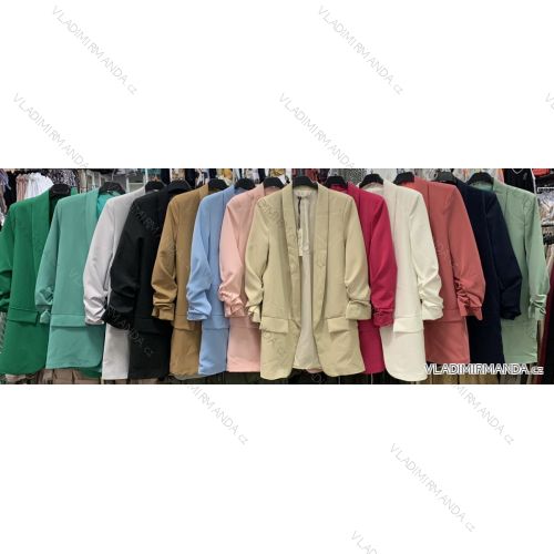 Kleid mit Knöpfen und geknöpften Damen (uni s-m) ITALIAN FASHION IM2203948