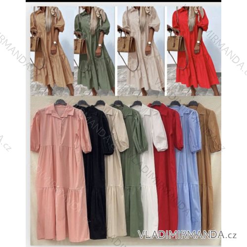 Mit Kapuze langärmliges mit Kapuze Kleid (uni s / m) IM2191956