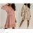 Kleid mit 3/4 Ärmeltasche für Damen (uni sl) ITALIAN Fashion IM3181746