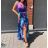 Sommerkleid Langarm geblümte Damen (UNI S / L) ITALIAN FASHION IMK20150