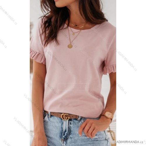 Kleid mit 3/4 Ärmeltasche für Damen (uni sl) ITALIAN Fashion IM3181746