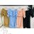 Kleid mit 3/4 Ärmeltasche für Damen (uni sl) ITALIAN Fashion IM3181746