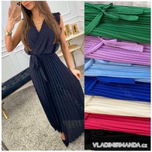 Kleid mit 3/4 Ärmeltasche für Damen (uni sl) ITALIAN Fashion IMWD20527
