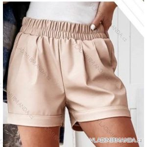 Shorts Shorts Kunstleder Frauen (uni s-l) ITALIAN FASHION IM920107