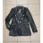 Kleid mit Knöpfen und geknöpften Damen (uni s-m) ITALIAN FASHION IM2203948