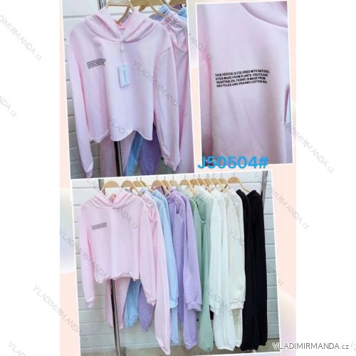 Tričko elegantní dlouhý rukáv dámské (UNI S/M) ITALSKÁ MÓDA IMM20954