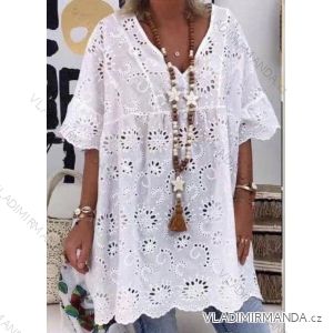 Kleid mit 3/4 Ärmeltasche für Damen (uni sl) ITALIAN Fashion IM3181746