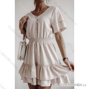 Kleid mit 3/4 Ärmeltasche für Damen (uni sl) ITALIAN Fashion IMWD20527