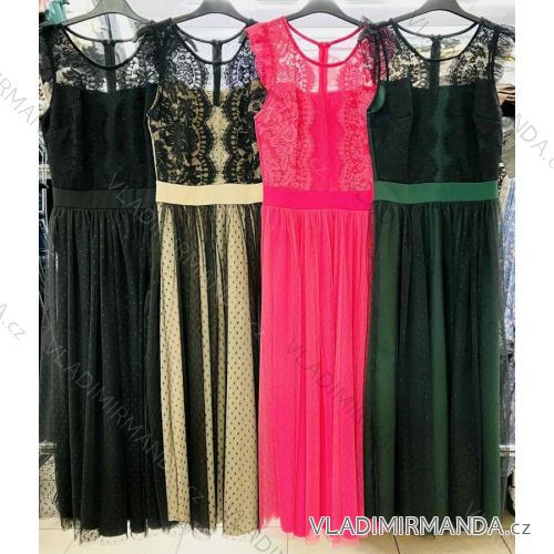 Kleid mit 3/4 Ärmeltasche für Damen (uni sl) ITALIAN Fashion IMWD20527