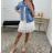 Kleid mit 3/4 Ärmeltasche für Damen (uni sl) ITALIAN Fashion IM3181746