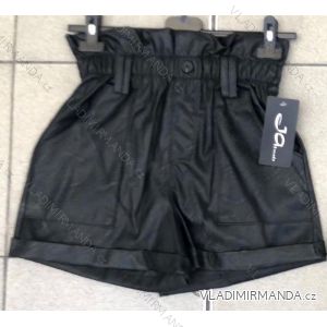 Shorts Shorts Kunstleder Frauen (uni s-l) ITALIAN FASHION IM920107