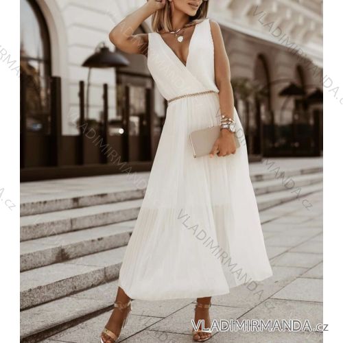 Kleid mit 3/4 Ärmeltasche für Damen (uni sl) ITALIAN Fashion IMWD20527