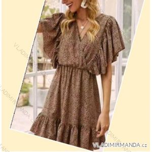 Kleid mit 3/4 Ärmeltasche für Damen (uni sl) ITALIAN Fashion IMWD20527
