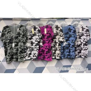 Kleid mit 3/4 Ärmeltasche für Damen (uni sl) ITALIAN Fashion IM3181746