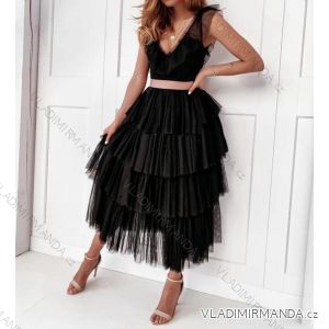 Kleid mit 3/4 Ärmeltasche für Damen (uni sl) ITALIAN Fashion IMWD20527
