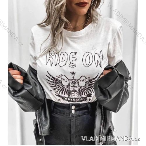 T-Shirt Kurzarm Frauen (UNI S-M) ITALIENISCHE MODE IMM20330