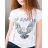 T-Shirt Kurzarm Frauen (UNI S-M) ITALIENISCHE MODE IMM20330