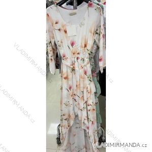 Kleid mit 3/4 Ärmeltasche für Damen (uni sl) ITALIAN Fashion IMWD20527