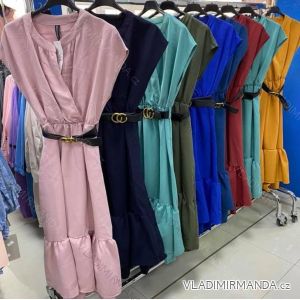 Bluse 3/4 Ärmel mit Knöpfen (uni sl) ITALIENISCHE Mode IMM20206