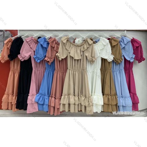 T-Shirt Kurzarm Frauen (UNI S / L) ITALIENISCHE MODE IMK20128