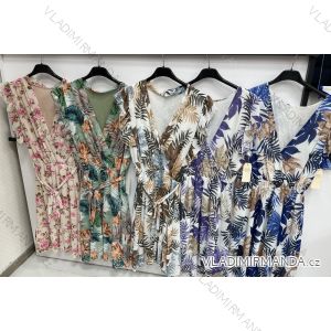 Kleid mit 3/4 Ärmeltasche für Damen (uni sl) ITALIAN Fashion IM3181746