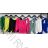T-Shirt Kurzarm Frauen (UNI S / L) ITALIENISCHE MODE IMK20128