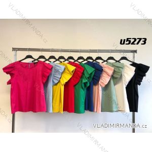 T-Shirt Carmen Langarm Frauen (S / M ONE SIZE) ITALIENISCHE MODE IMWP21u3552