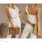 Körper elegante Langarm Frauen (S / M / L EINE GRÖSSE) ITALIENISCHE MODE IMWA201066