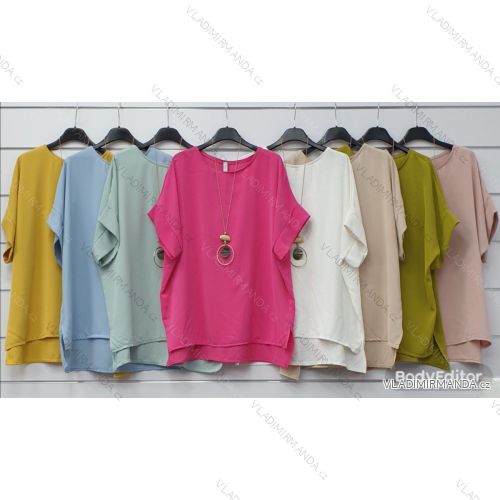 T-Shirt Kurzarm Frauen (S / M ONE SIZE) ITALIENISCHE MODE IMWA21017