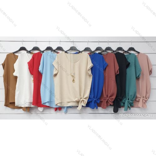 T-Shirt Kurzarm Frauen (S / M ONE SIZE) ITALIENISCHE MODE IMWA21017