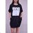 Sweatshirt Oversize Langarm Frauen (UNI S / M / L) ITALIENISCHE MODE IMM21655W