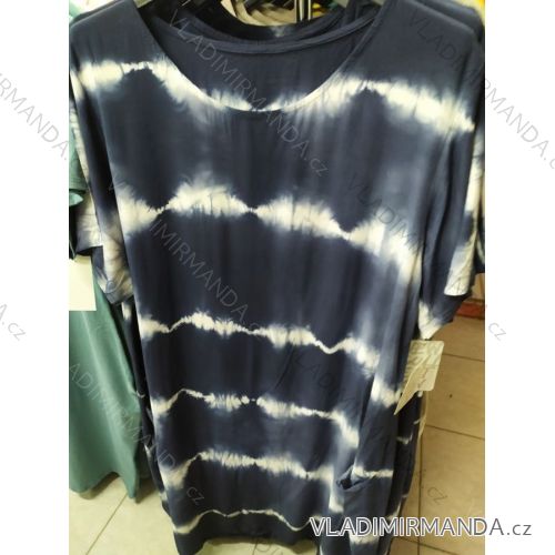 Langärmliges Tunika-Hemd (uni xl-3xl) ITALIENISCHE Mode IM720024