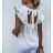 T-Shirt Kurzarm Frauen (UNI S / L) ITALIENISCHE MODE IMK20128