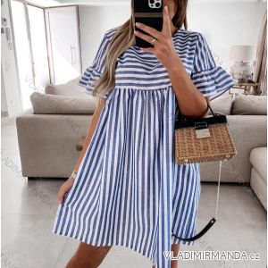 Kleid mit 3/4 Ärmeltasche für Damen (uni sl) ITALIAN Fashion IMWD20527