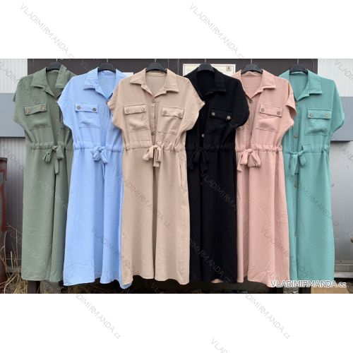 Mit Kapuze langärmliges mit Kapuze Kleid (uni s / m) IM2191956