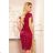 316-5 Spitzenkleid mit Ausschnitt - Farbe Burgund
