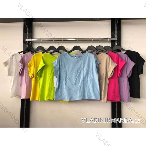 Kleid mit 3/4 Ärmeltasche für Damen (uni sl) ITALIAN Fashion IM3181746